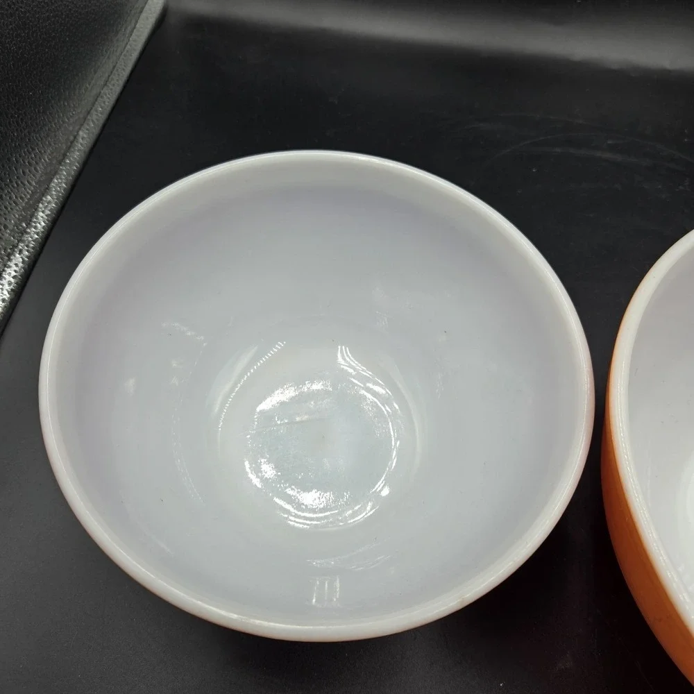 Vintage PYREX‎ Autumn Harvest Wheat 402 403 Nesting Mixing Bowls Set of 2